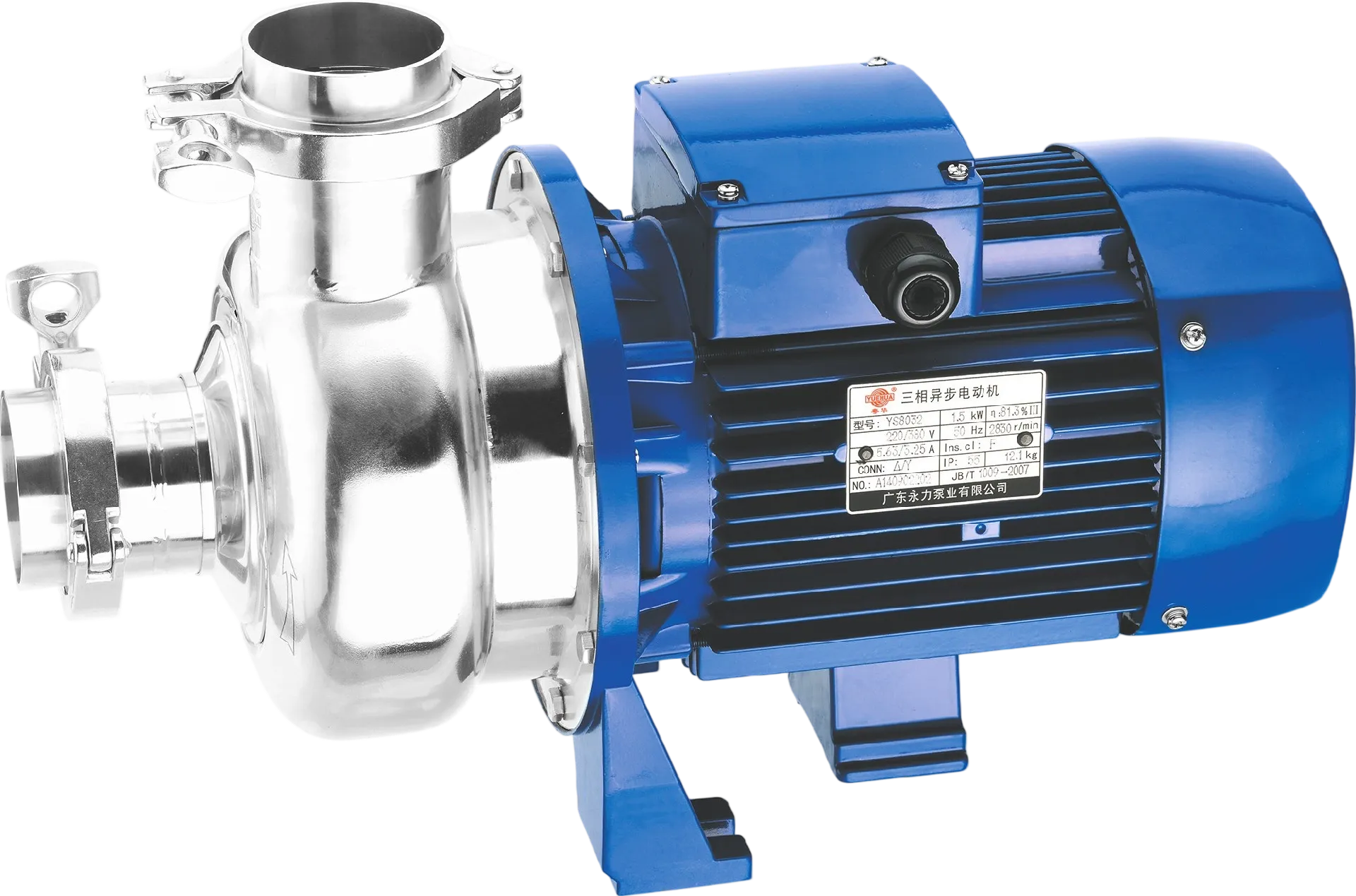 BK-G Clamp Semi-Open Impeller Centrifugal Pump - Winning Pumps